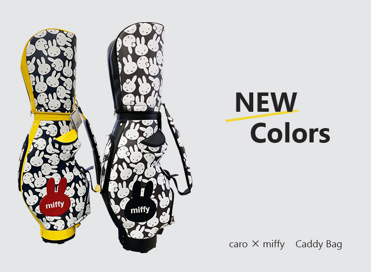 Caro Deporte Miffy コラボ ゴルフ キャディバッグ Caro Deporte Miffy コラボ ゴルフ キャディバッグ